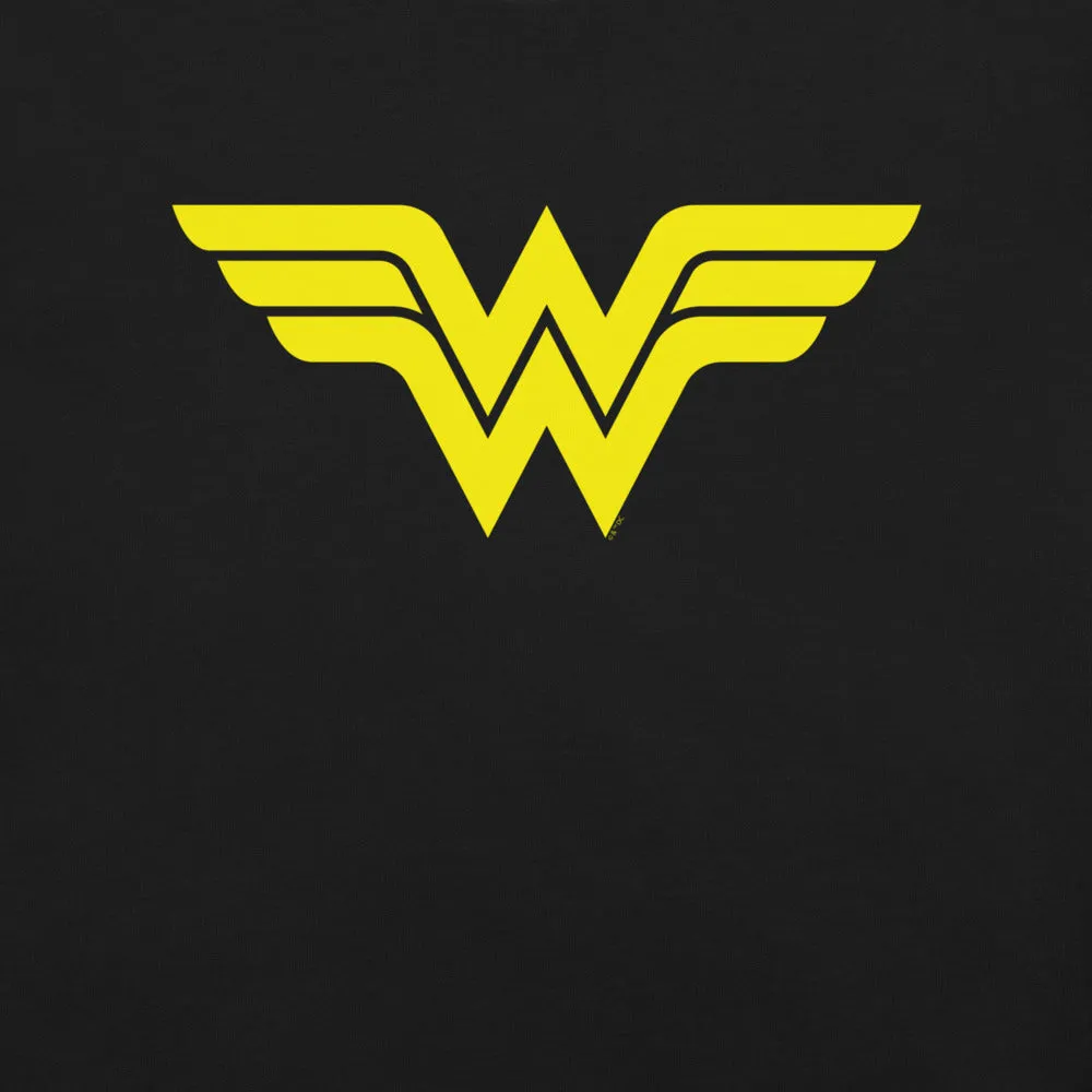 Batman Wonder Woman Logo T-skjorte rød bomull
