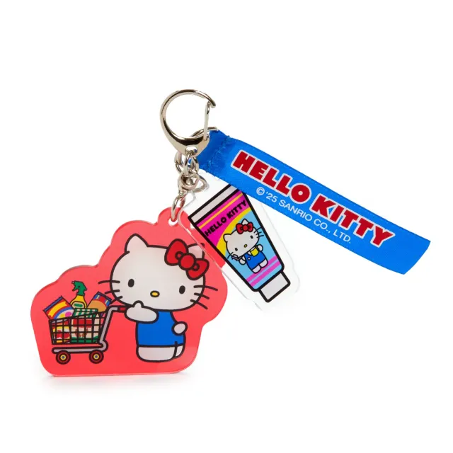 Hello Kitty Supermarket akrylnøkkelring med trykklås
