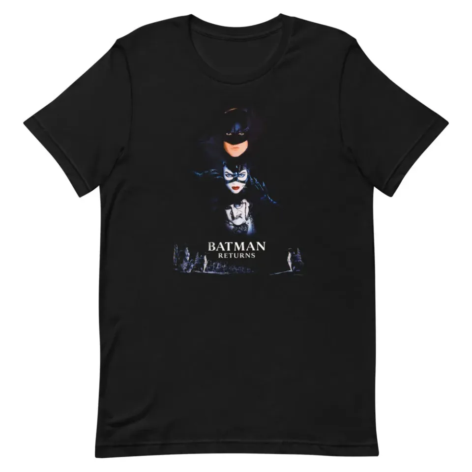 Batman Returns t-skjorte svart bomull