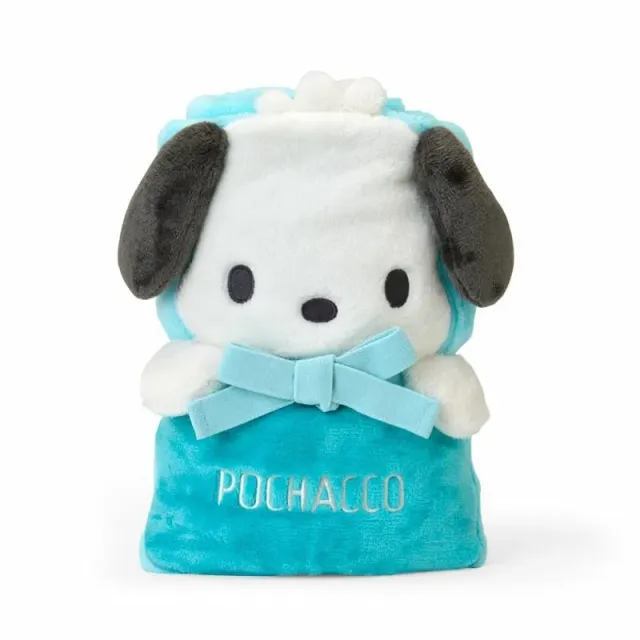 Pochacco 2-in-1 Cozy Lap Blanket pledd pute og sjal