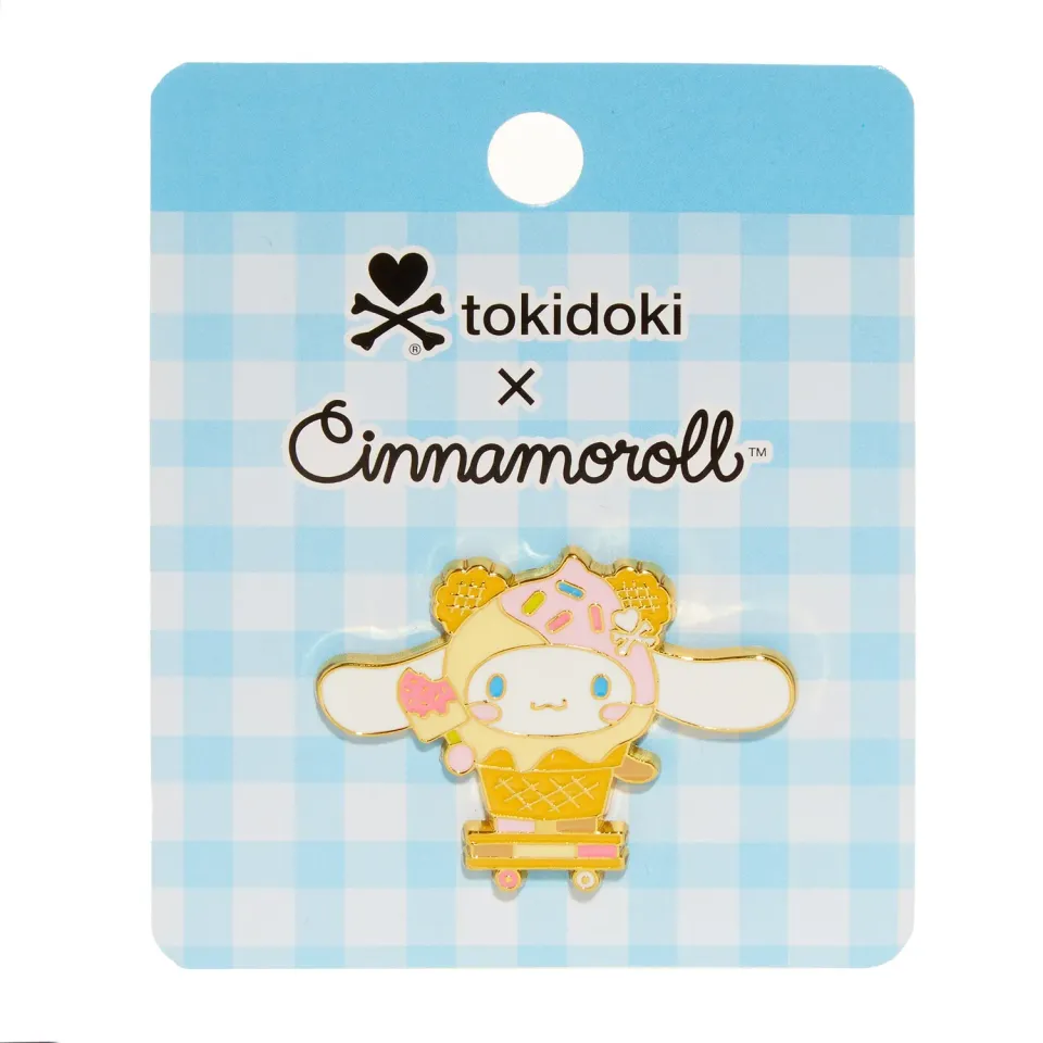 Hello Kitty Cinnamoroll x tokidoki Ice Cream-emaljenål 3 tommer
