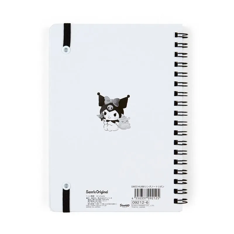 Hello Kitty Kuromi linjert spiralnotatbok med strikk