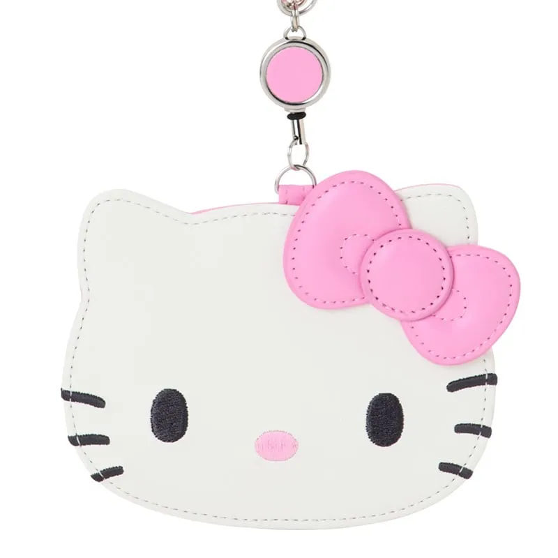 Hello Kitty I Love Hello Kitty rosa kortholder med uttrekkbar snor