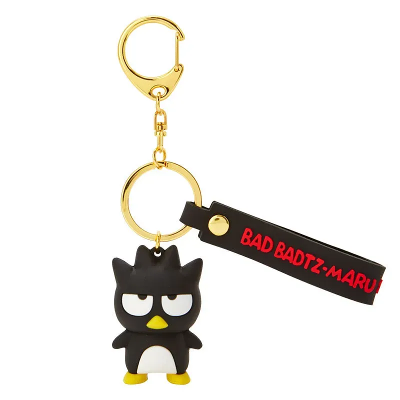 Hello Kitty Badtz-maru Signature nøkkelring med gullfarget karabinkrok
