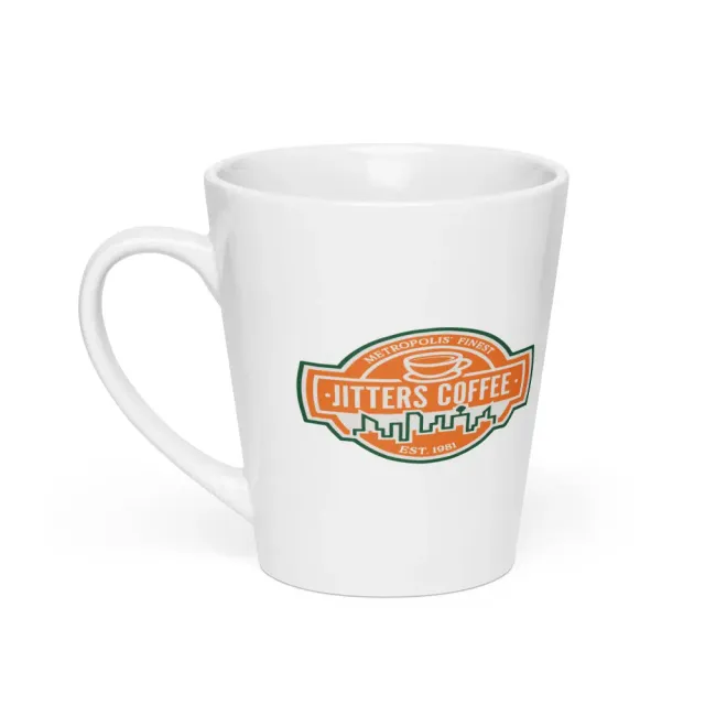 Batman Superman (2025 Movie) Jitters Coffee Latte-krus 12 oz