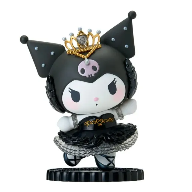 Hello Kitty Kawaii Ballet Kuromi minifigur med sokkel