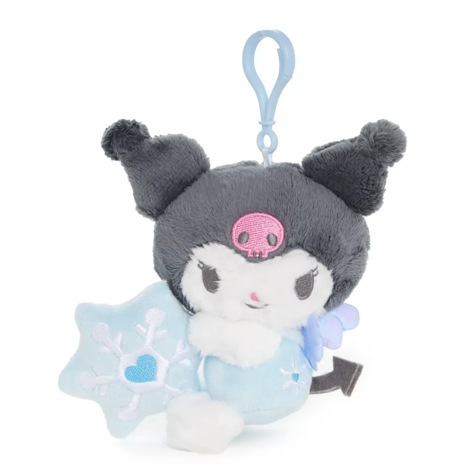 Hello Kitty Kuromi Plush Mascot Clip Snow Angel kosedyrklips