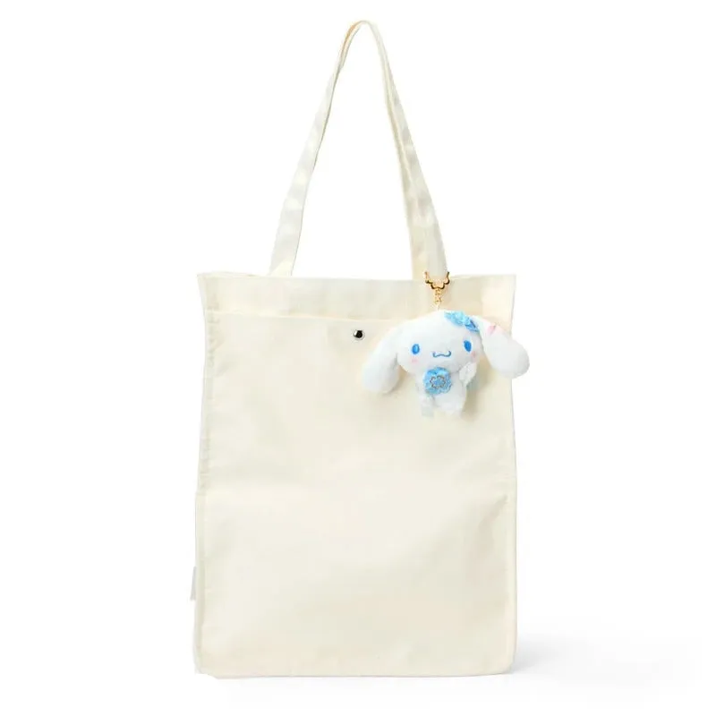 Hello Kitty Blue Clover Cinnamoroll plysj nøkkelring med kløverlås