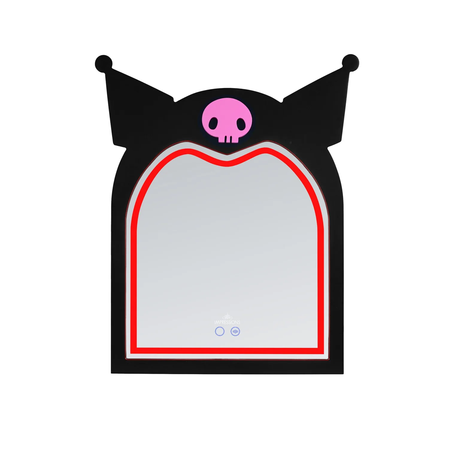 Hello Kitty Kuromi Arch RGB bord-speil med fargelys