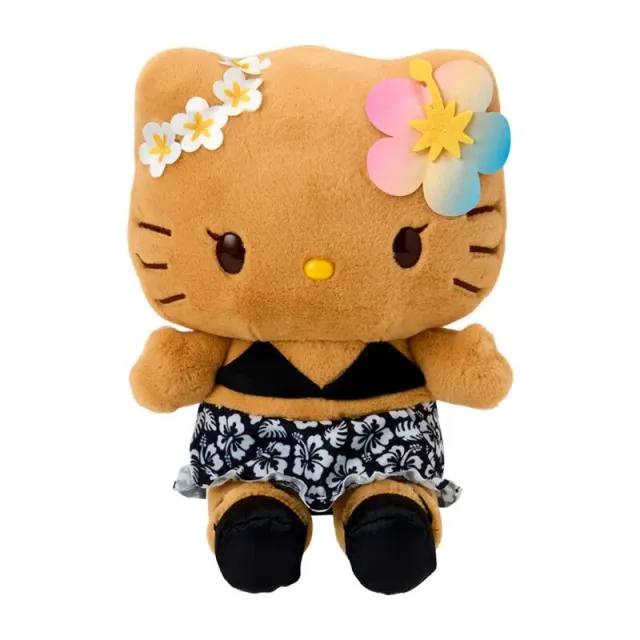Hello Kitty Suntan Series 8"-bamse svart 8 tommer med broderi