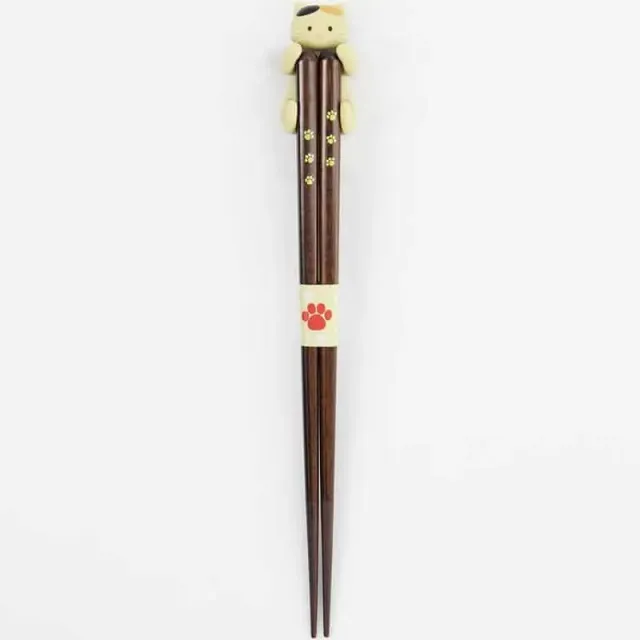 Neo Tokyo Chopsticks Gift Box spisepinner med kattehviler 22,5 cm