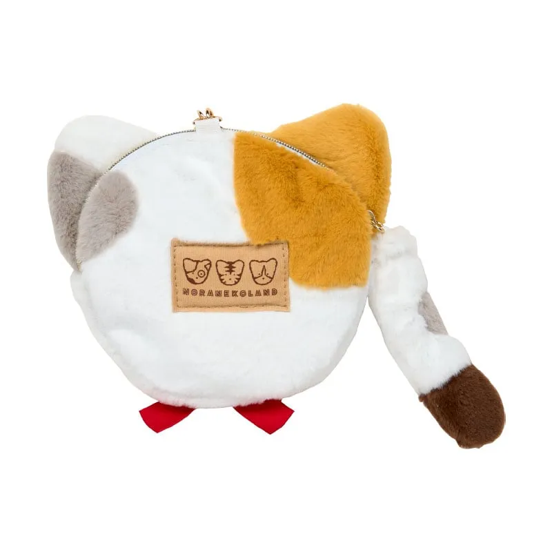 Sanrio Cat Club Series Noranekoland Plush Mini Face Pouch pung plysj