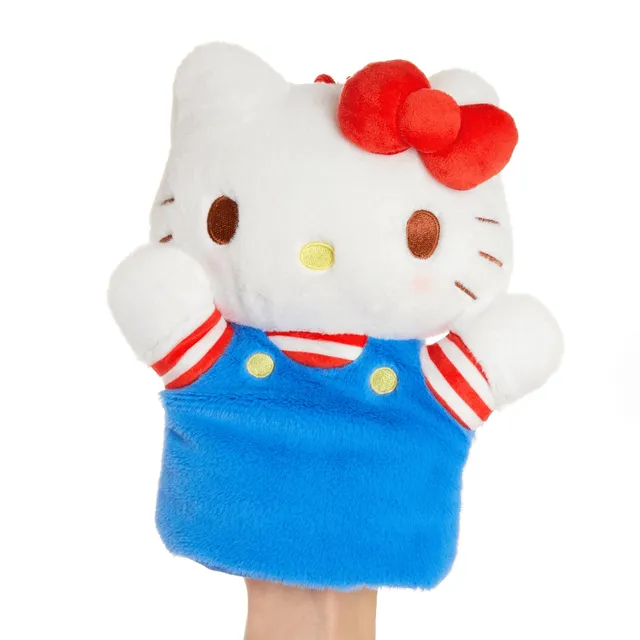 Hello Kitty Plush Hand Puppet hånddukke plysj ca. 23 cm