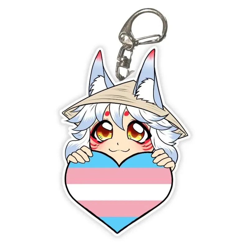 Neo Tokyo Neomaru Trans Pride nøkkelring