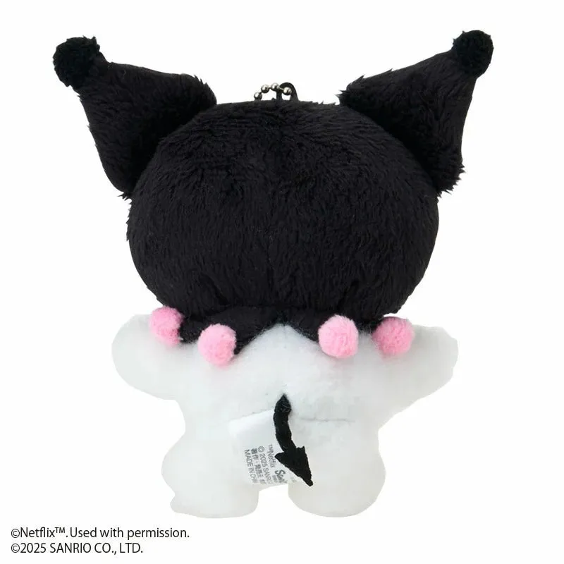 Hello Kitty My Melody & Kuromi Kuromi Crying Plush Mascot Keychain nøkkelring