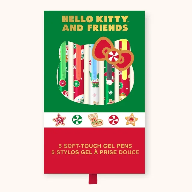 Hello Kitty and Friends x Studio Oh! Holiday Fun gelpenner 5-pakning