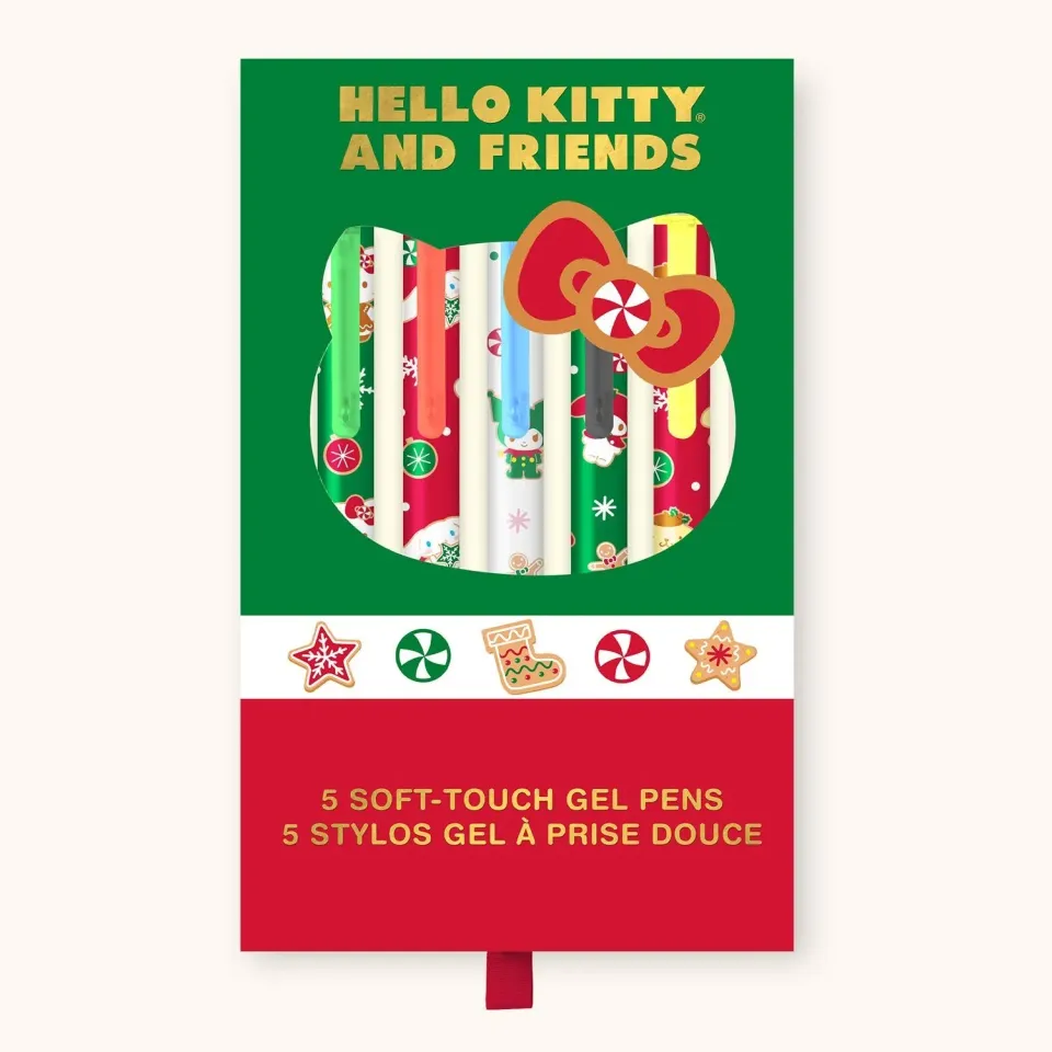 Hello Kitty and Friends x Studio Oh! Holiday Fun gelpenner 5-pakning