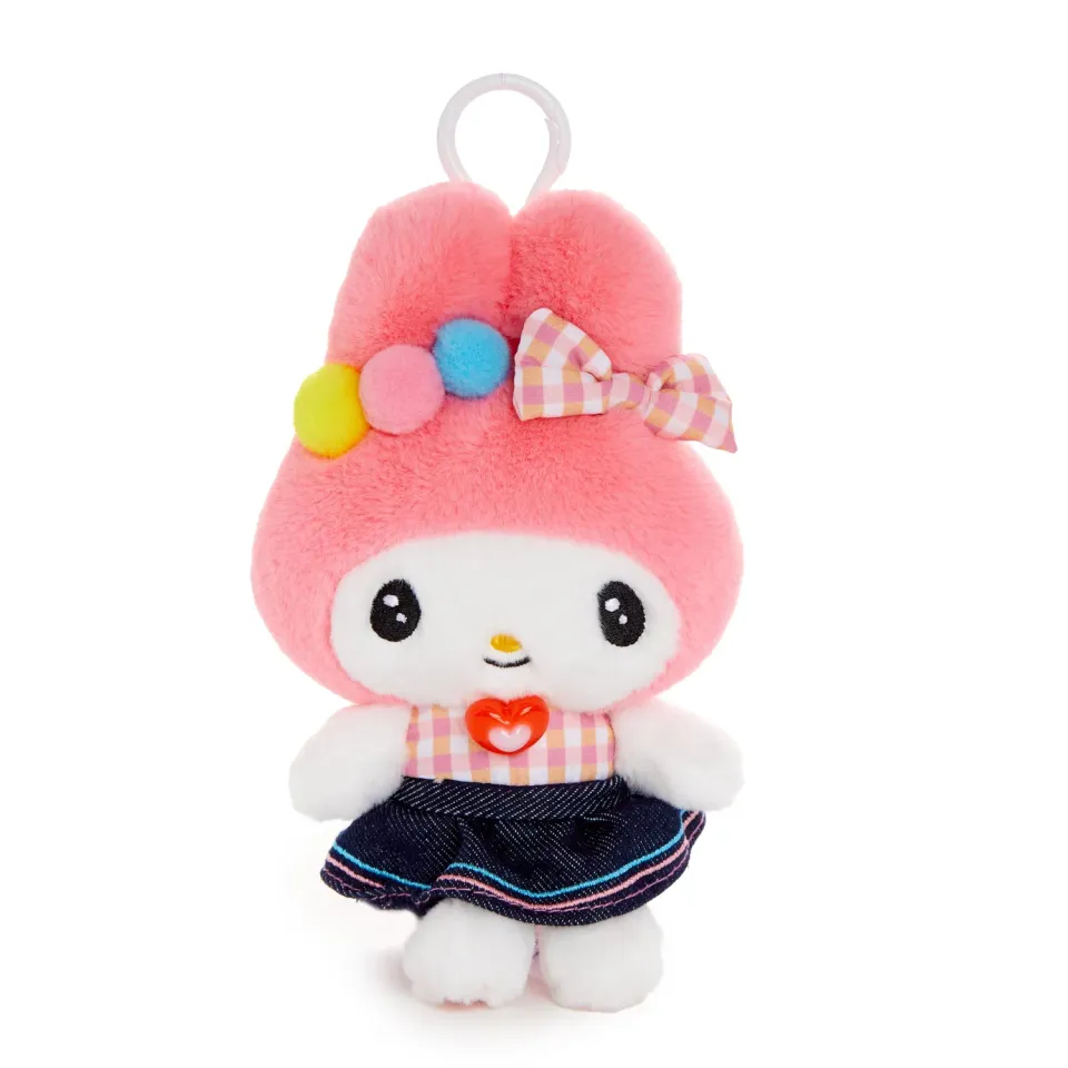 Hello Kitty Retro Denim My Melody maskot med klips