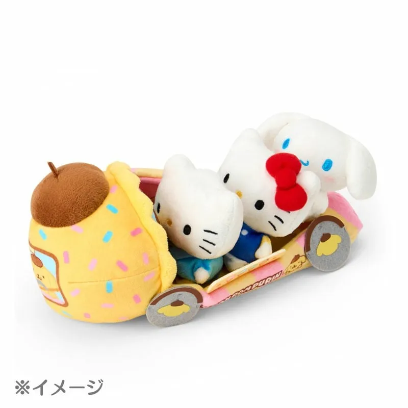 Hello Kitty and Friends Supercute Adventures Pompompurin Soft Food Truck lekesett