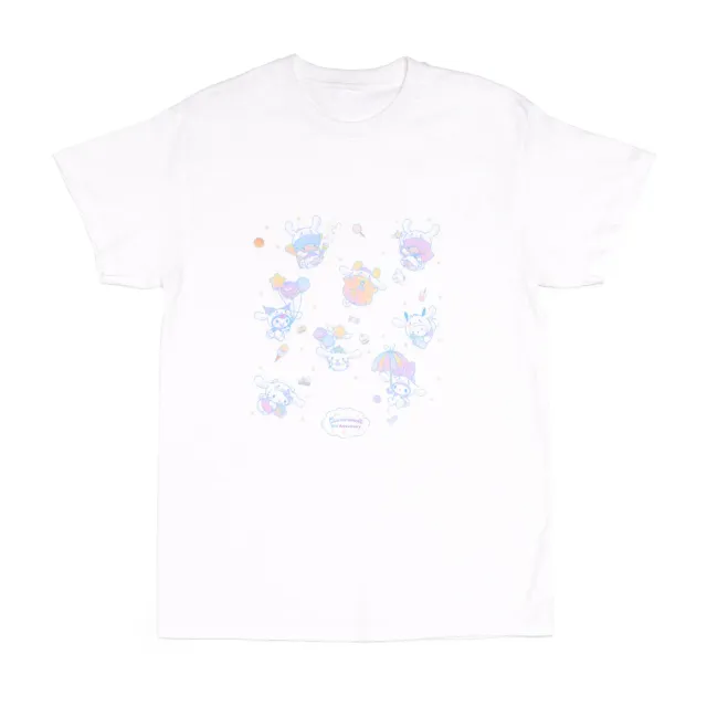 Hello Kitty Cinnamoroll 20th Anniversary T-skjorte hvit