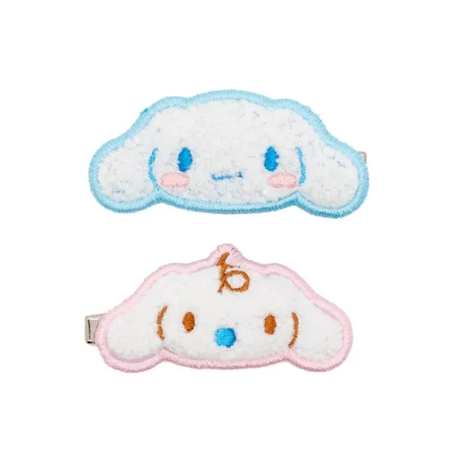 Hello Kitty Cinnamoroll 2-pakning hårspenner chenille