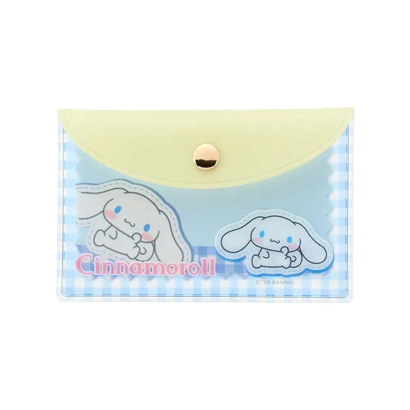 Hello Kitty Cinnamoroll Gingham Mini Memo Sheets memoark med etui