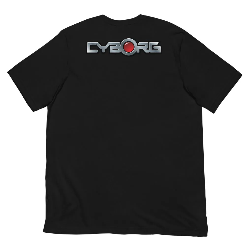 DC Cyborg logo t-skjorte svart S–4XL bomull