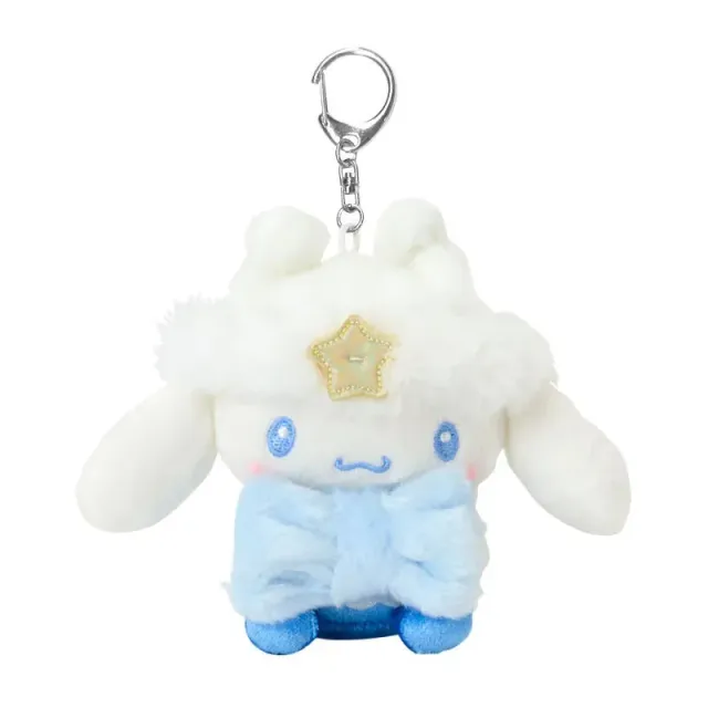 Hello Kitty Twinkle Series Cinnamoroll Plush Mascot nøkkelring vinterklær