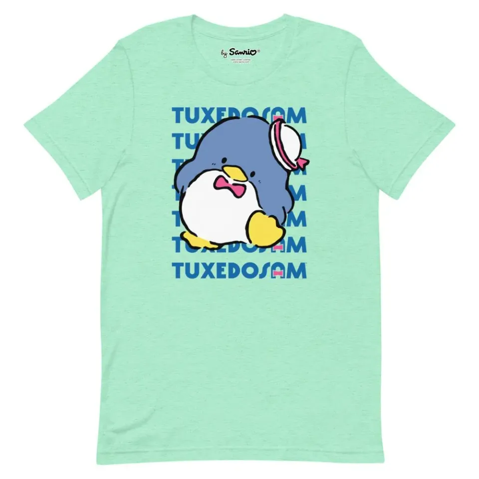 Hello Kitty Tuxedosam Watashi Wa T-skjorte mint S–3XL i bomull