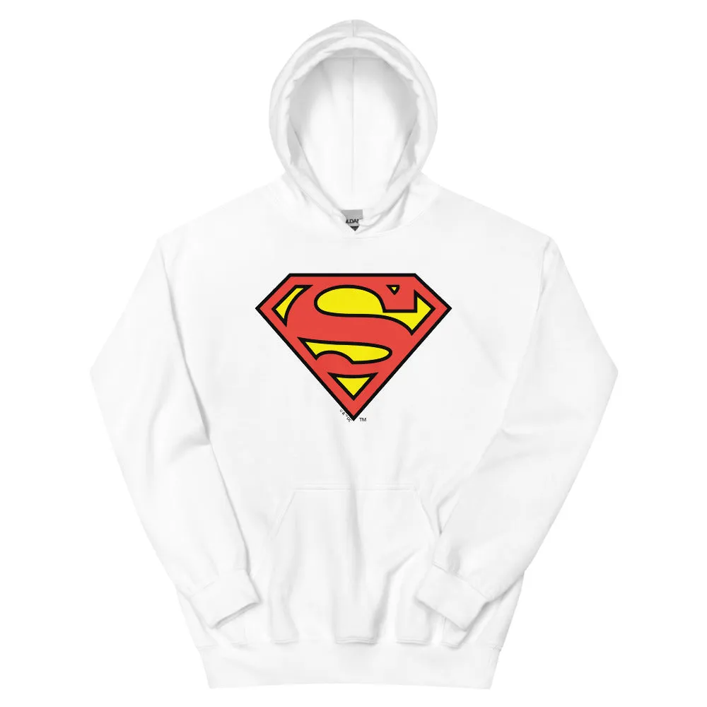 Batman Superman Logo hettegenser kongeblå