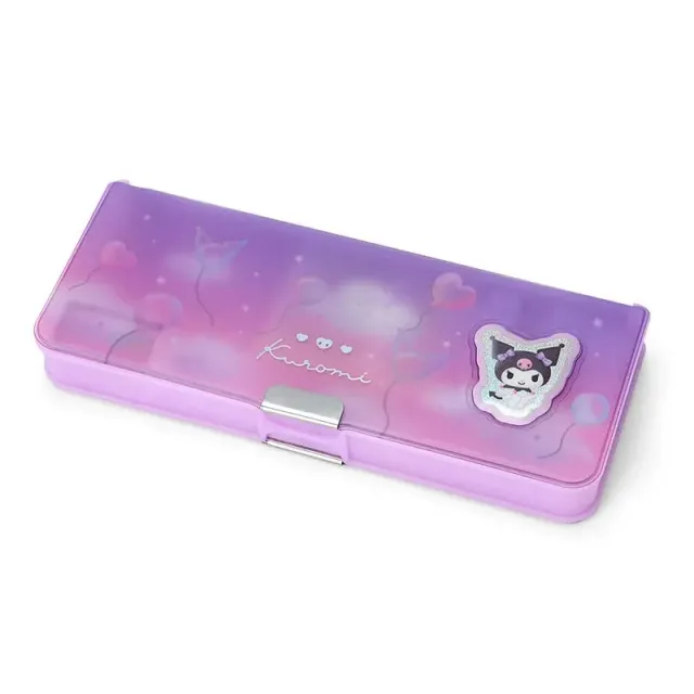 Hello Kitty Kuromi Translucent 2-Way Pencil Case pennal gjennomsiktig