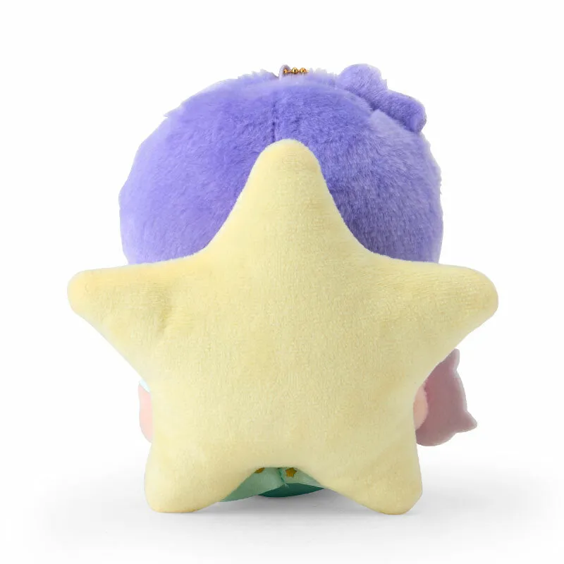 Hello Kitty Pastel Frame Design Series Kiki Plush Mascot Keychain nøkkelring