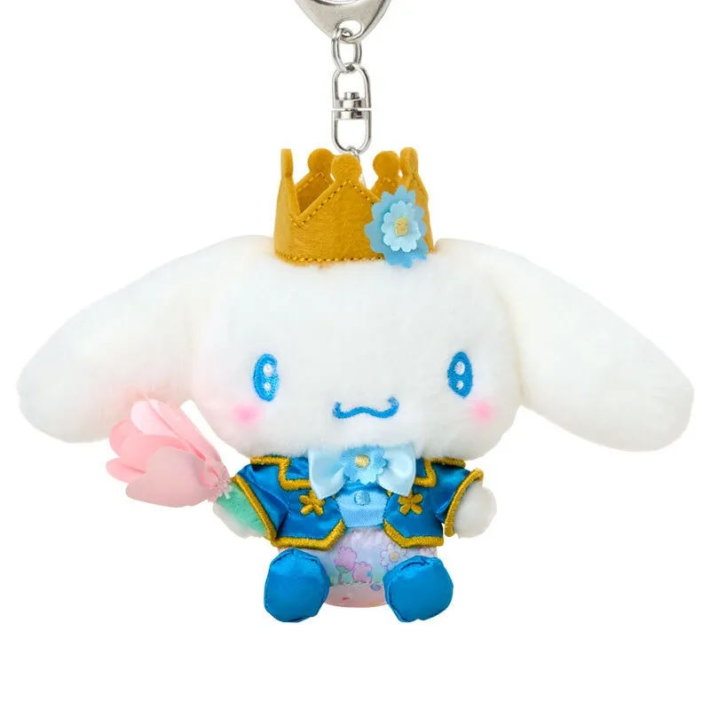 Hello Kitty Cinnamoroll Plush Mascot Keychain nøkkelring blomster