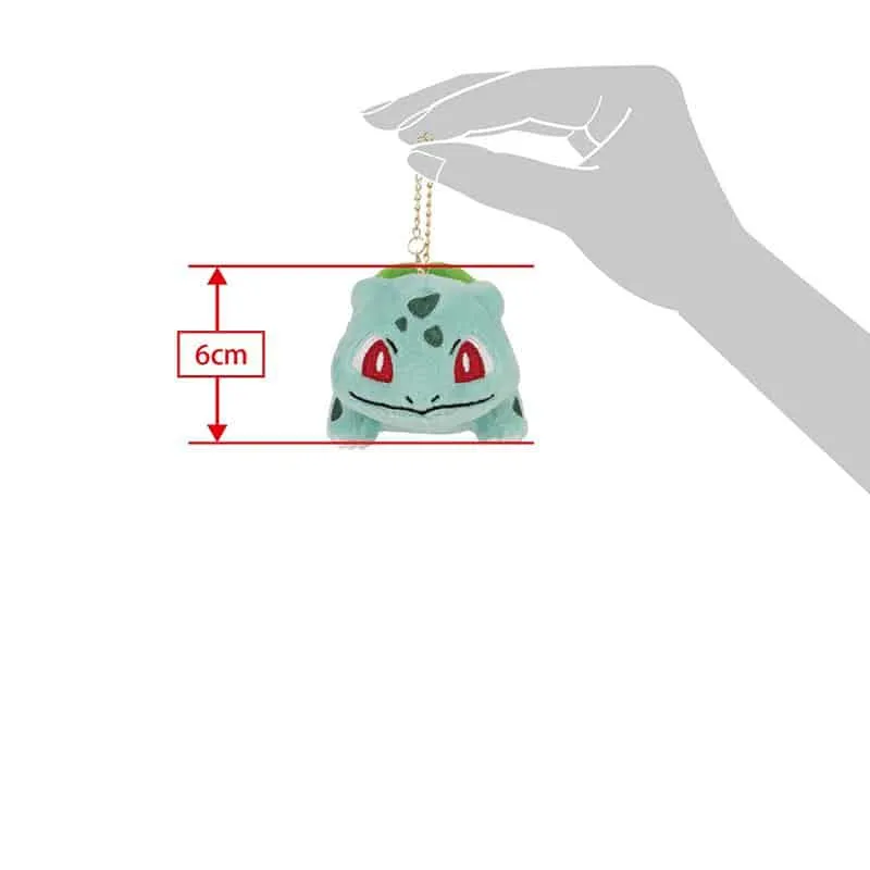 Neo Tokyo Pokémon Bulbasaur Plush Keychain plysjnøkkelring 6 cm polyester