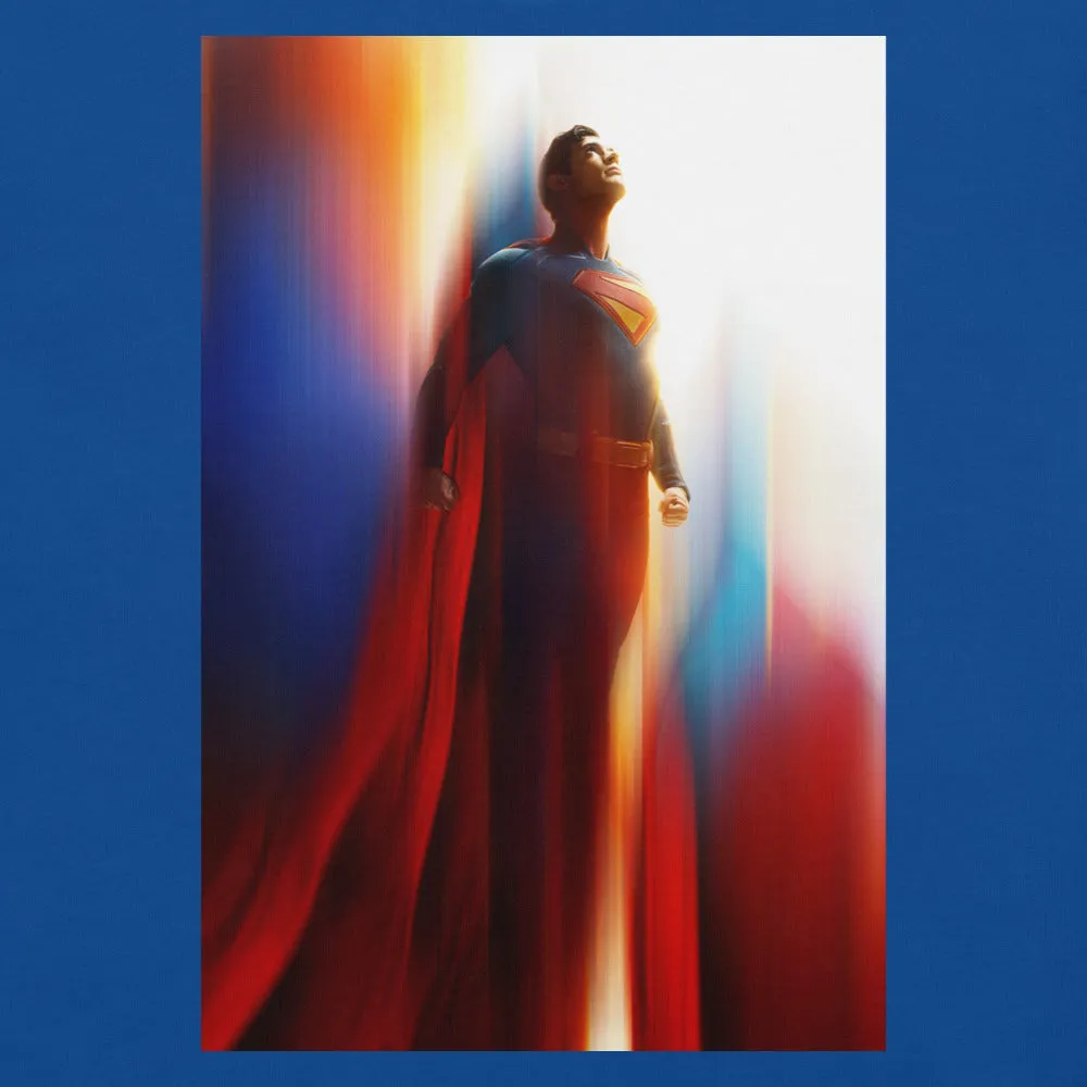 Batman SUPERMAN (2025 Movie) Look Up T-skjorte unisex bomull