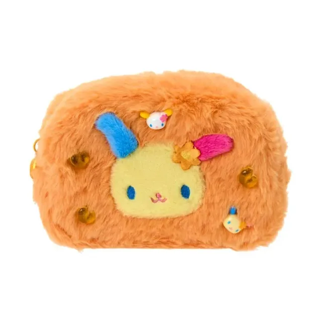 Hello Kitty U*SA*HA*NA Plush Zipper Pouch Pop Beads plysjpung