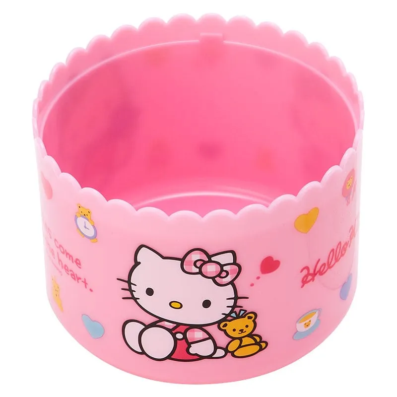 Hello Kitty Mini Storage Case oppbevaringsboks med glitterlokk