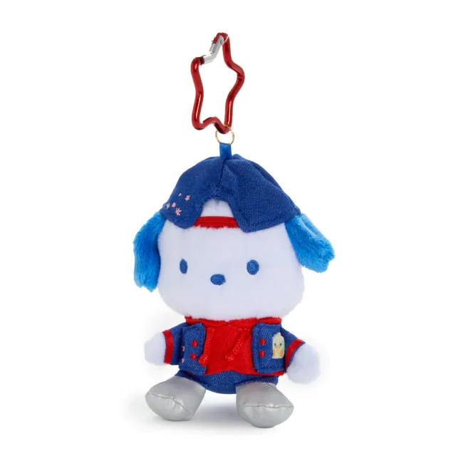 Hello Kitty Hapidanbui Pochacco plysj nøkkelring med karabinkrok
