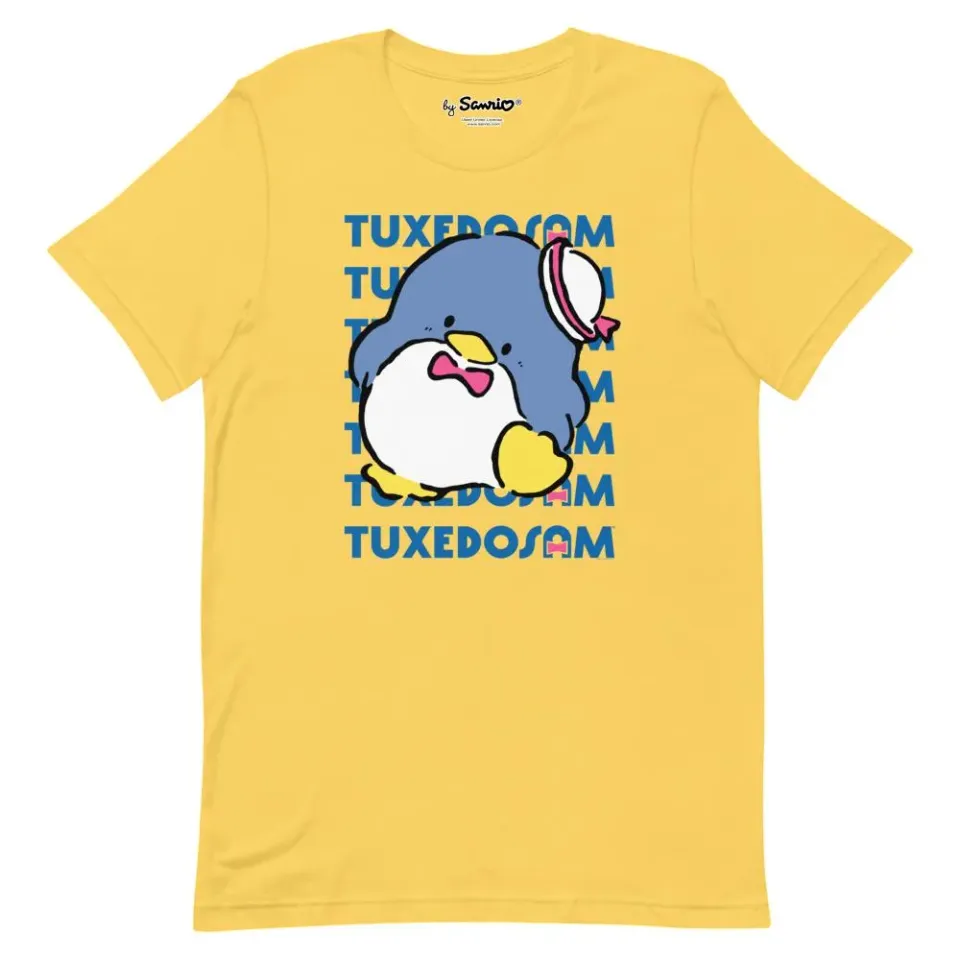 Hello Kitty Tuxedosam Watashi Wa T-Shirt T-skjorte gul