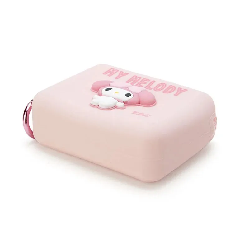 Hello Kitty My Melody mini silikonpung med karabinkrok