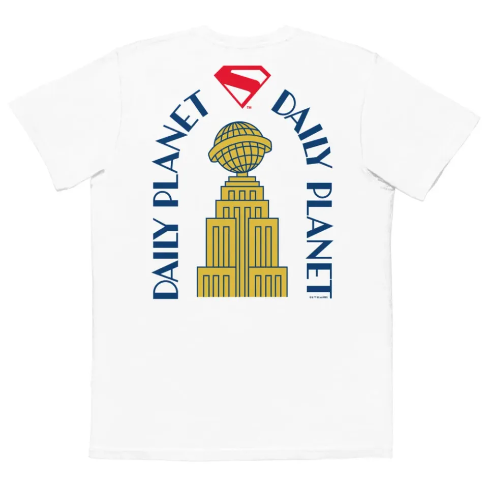 Batman SUPERMAN (2025 Movie) Daily Planet Comfort Colors T-skjorte hvit