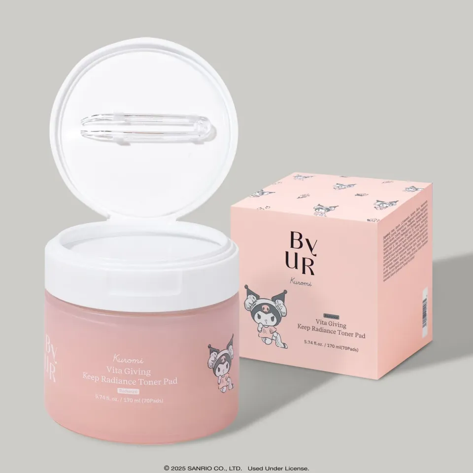 ByUR Vita Giving Keep Radiance Toner Pad Kuromi toner pads brightening