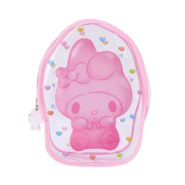 Hello Kitty Gummy Candy My Melody Mini Zipper Pouch pung gjennomsiktig
