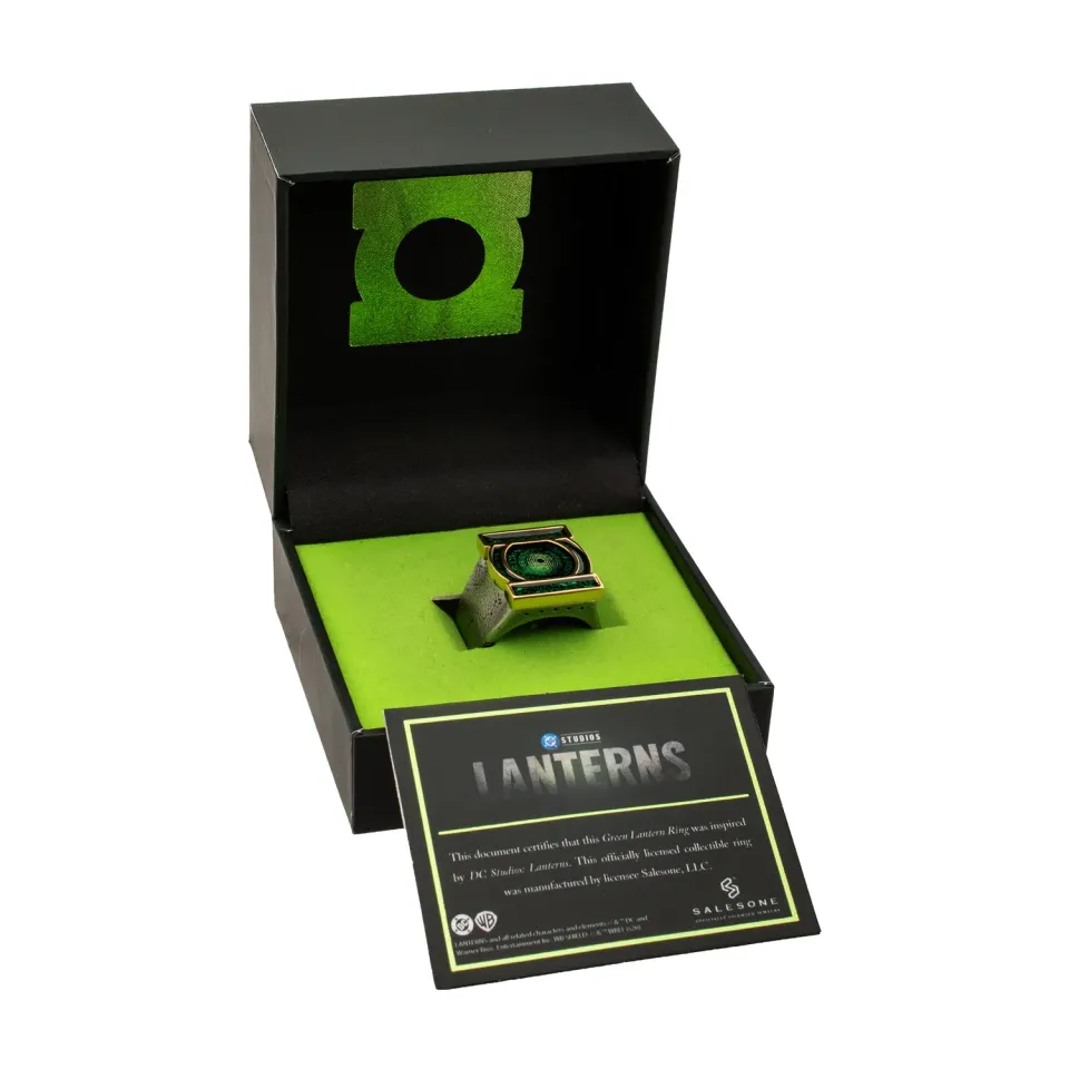 Green Lantern Lanterns Green Lantern Power Ring ring størrelse 6–14 grønn emalje