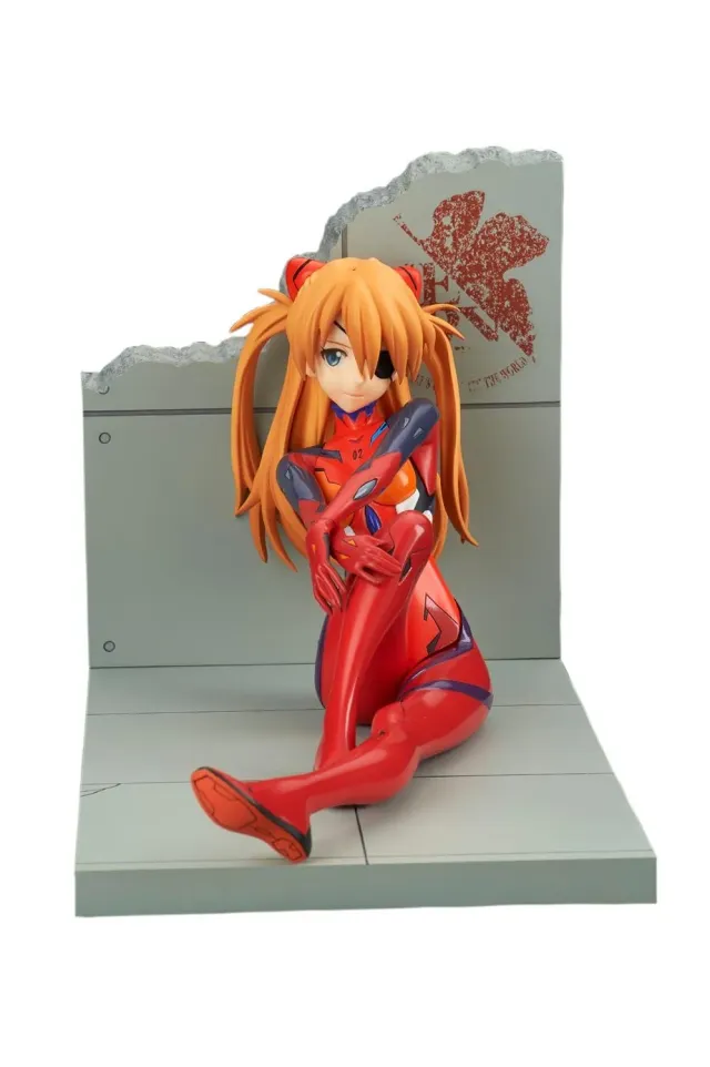 Manga Mania Evangelion Asuka Langley Plugsuit-figur 11,5 cm