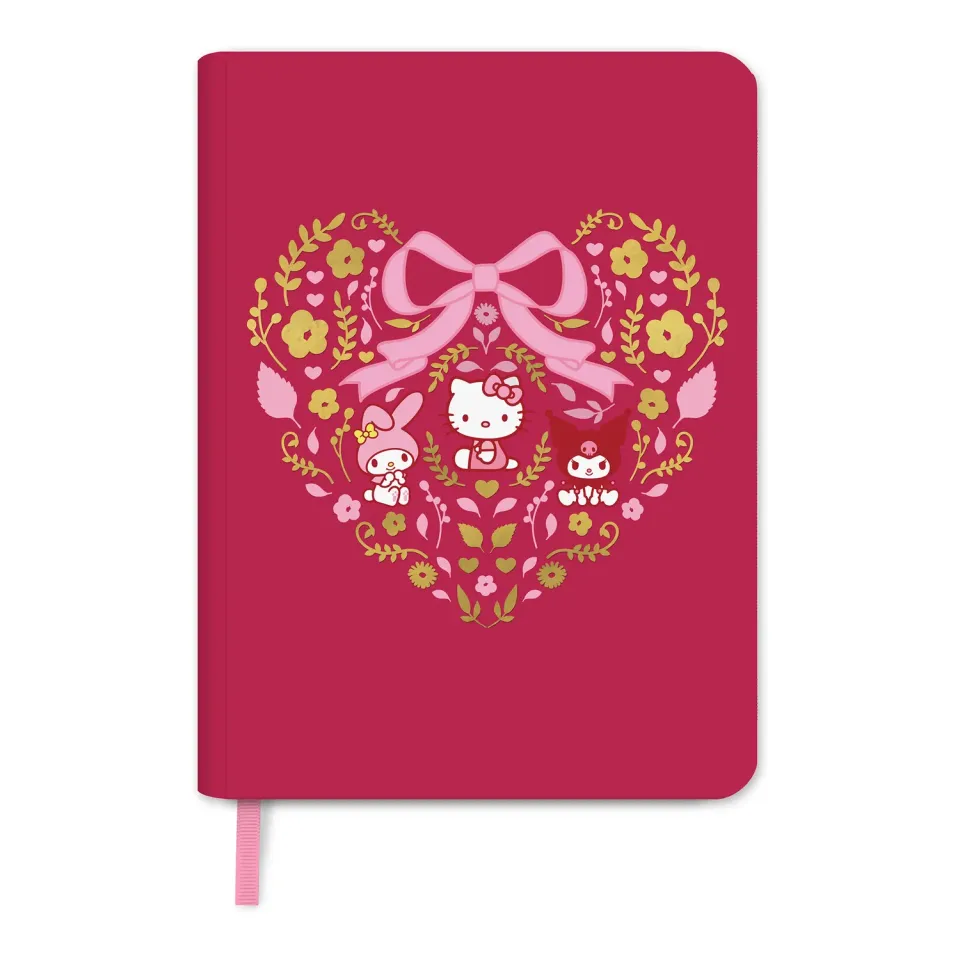 Hello Kitty and Friends x Studio Oh! Hearts & Flowers notatbok 288 sider