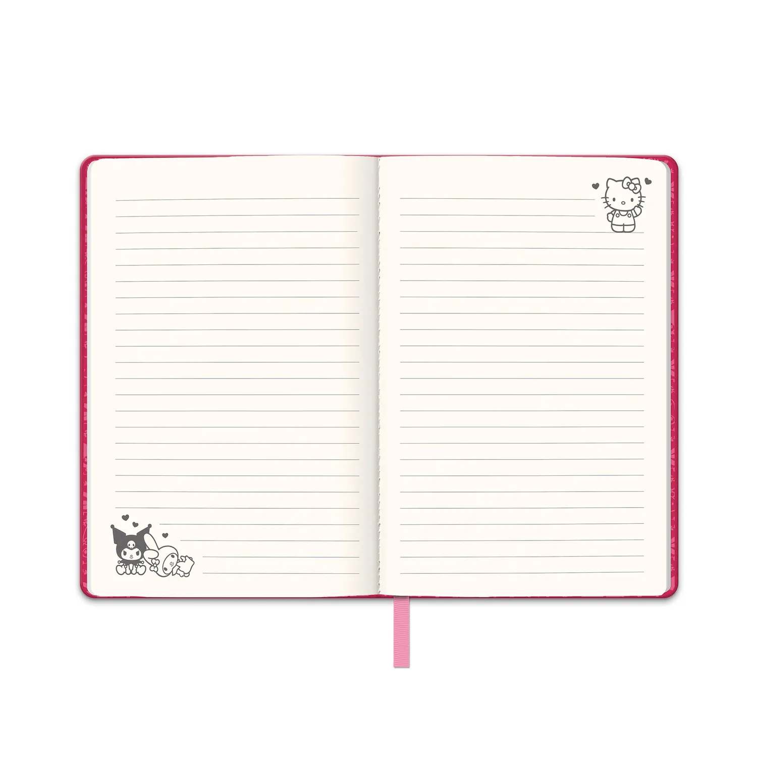 Hello Kitty and Friends x Studio Oh! Hearts & Flowers notatbok 288 sider