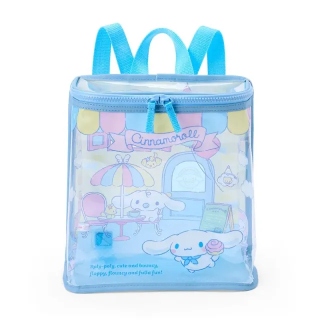 Hello Kitty Cinnamoroll Clear View Kids ryggsekk gjennomsiktig front