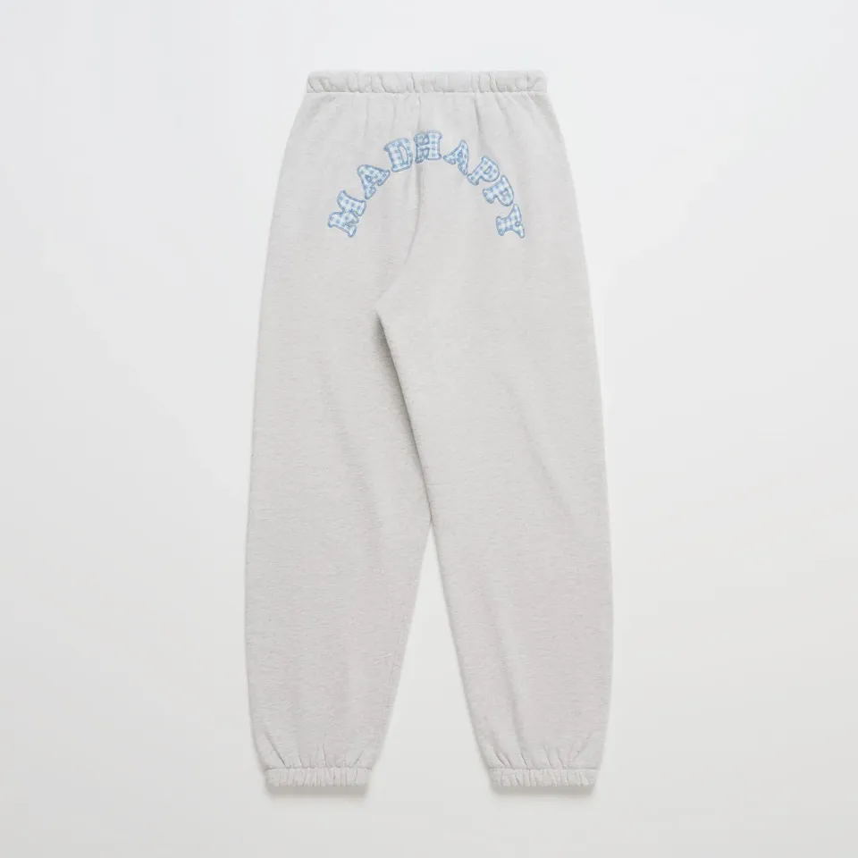 Hello Kitty x Madhappy Logo joggebukse lys grå fleece