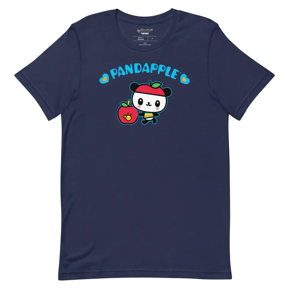 Sanrio Pandapple Blue Hearts Tee T-skjorte marineblå XS–4XL